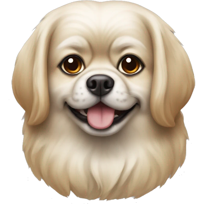 Dog pekines  emoji