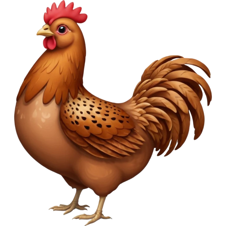 Cinnamon Queen hen emoji