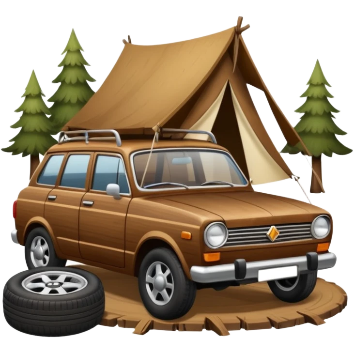 camp car emoji