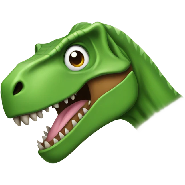 T-rex loving emoji