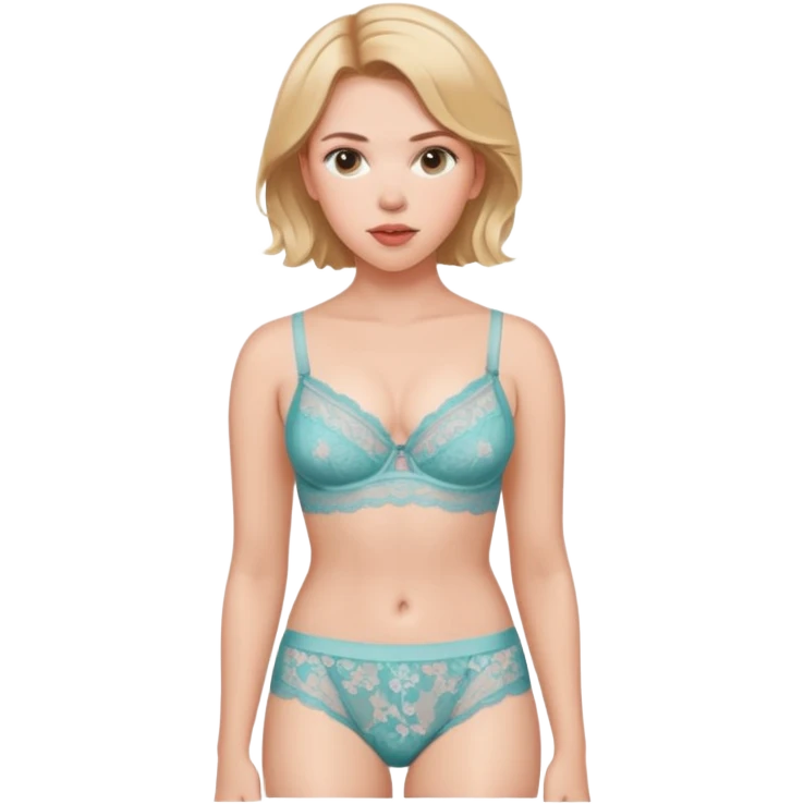 Scarlett Johansson underwear model emoji