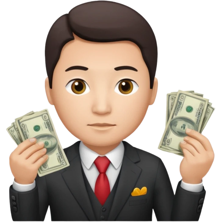 кыргызский бизнесмен считающий деньги emoji