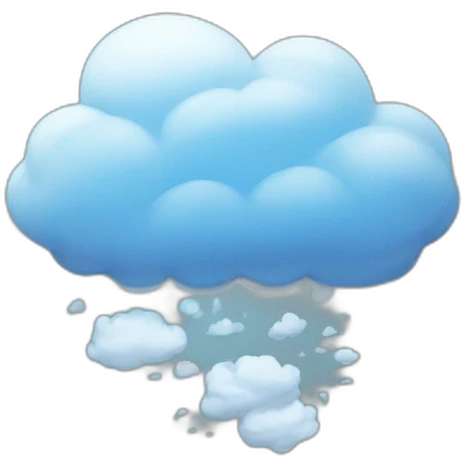broken cloud emoji