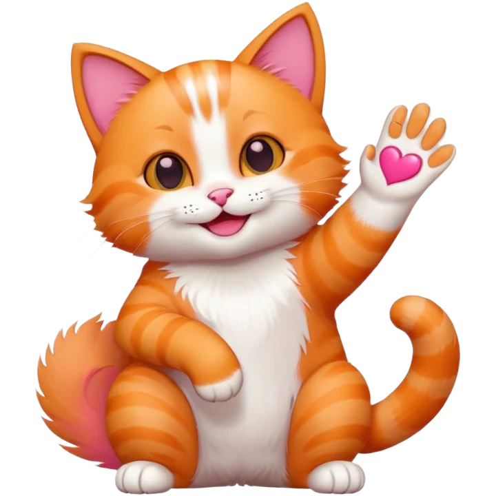 카카오 캐릭터 춘식이가 하트를 날리는 모습 emoji