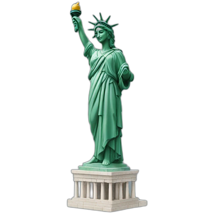 Palestine liberty statue  emoji