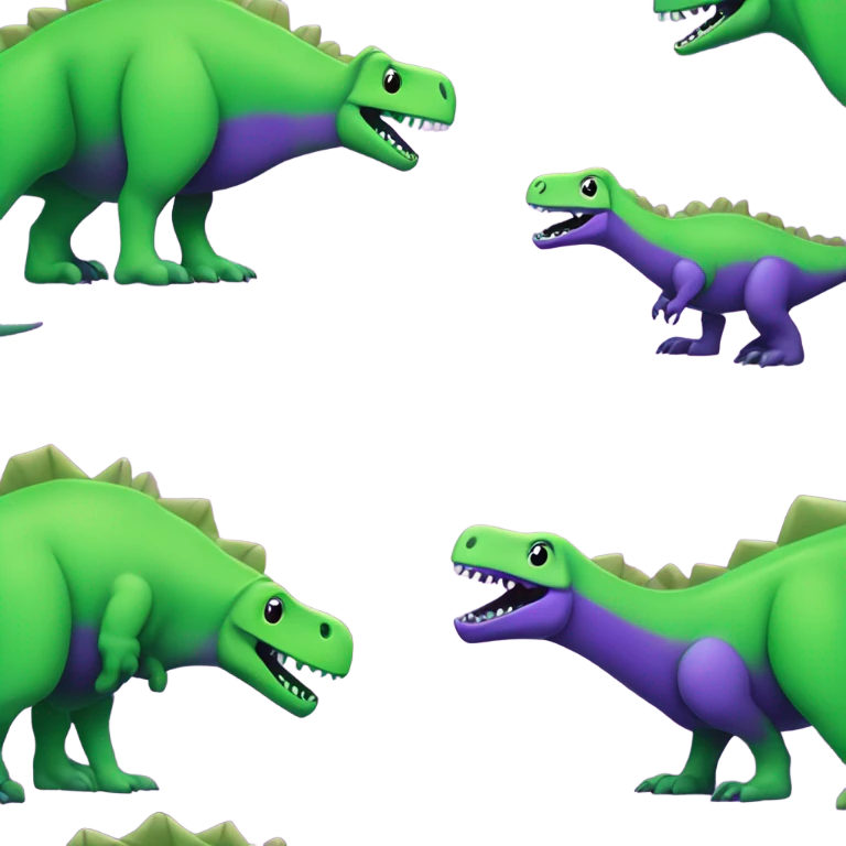 Dinosaur in love emoji
