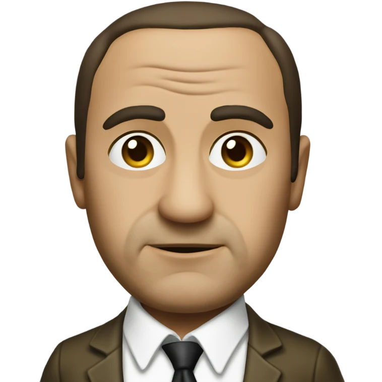 tony from the sopranos in a teletuby costume emoji