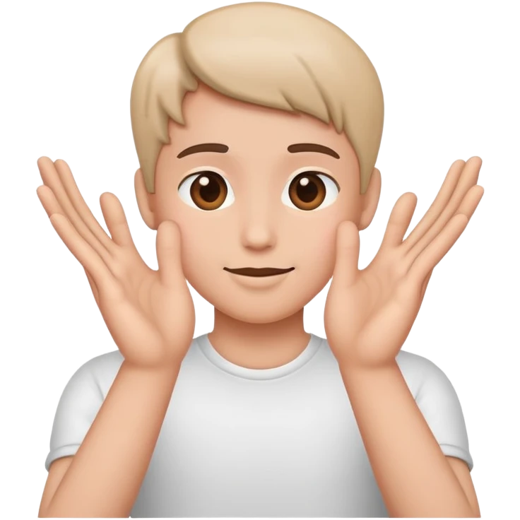 Heart hands emoji