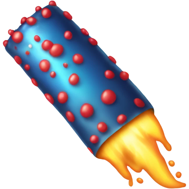 Wet firecracker emoji