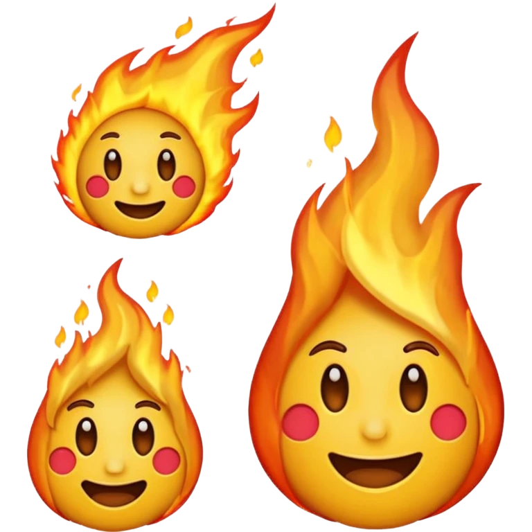 Emoji qui crache du feu en colère emoji