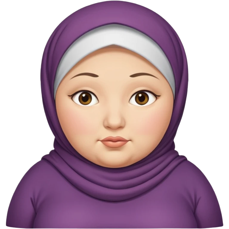 Obese hijabi  emoji