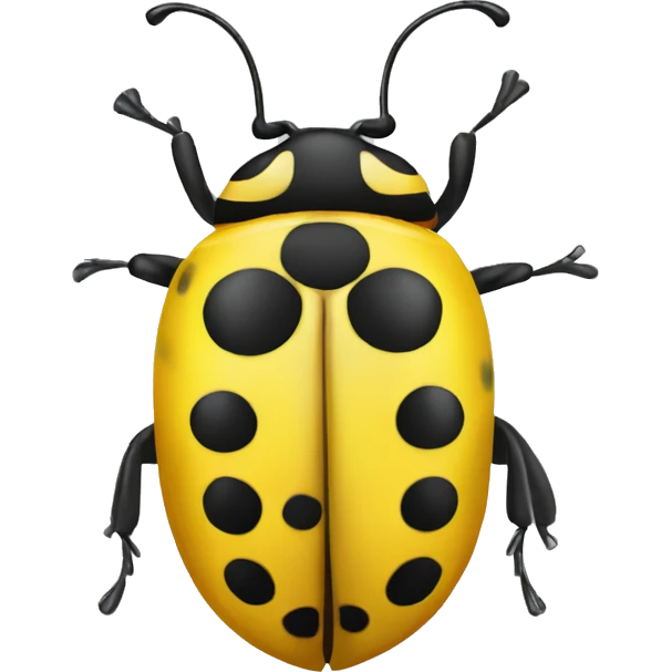 Yellow ladybug  emoji