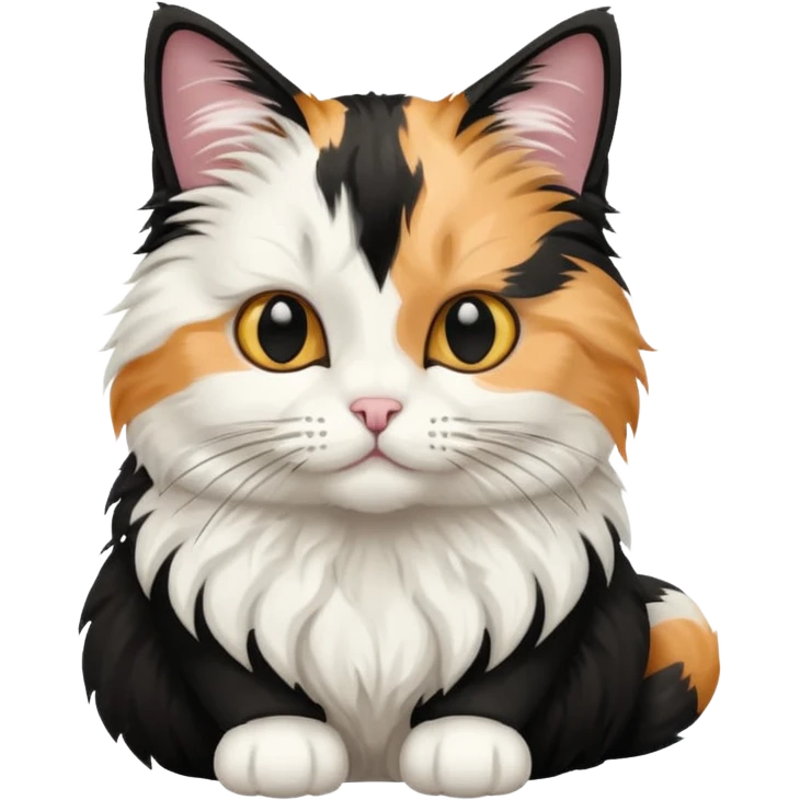 cat white and black  emoji