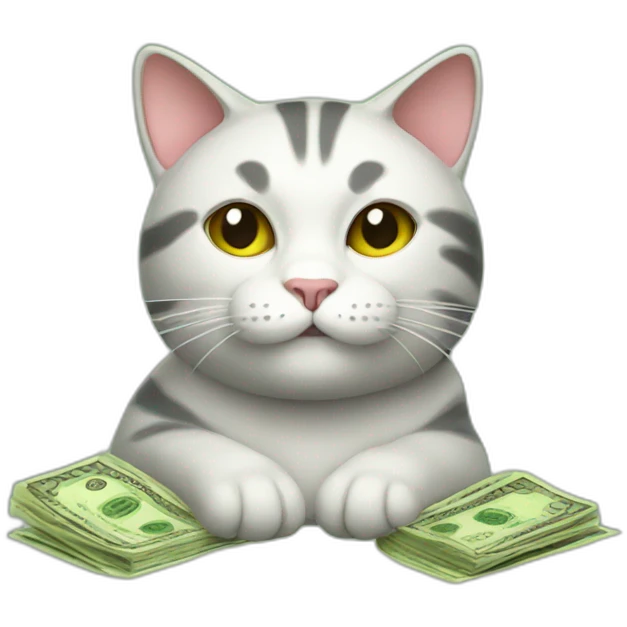 Money cat emoji