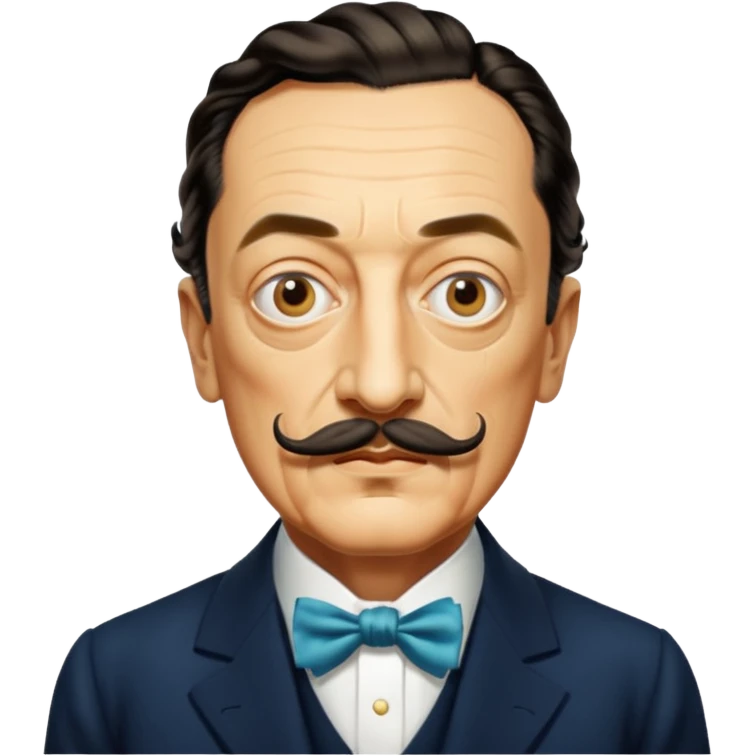 salvador dali headshot emoji