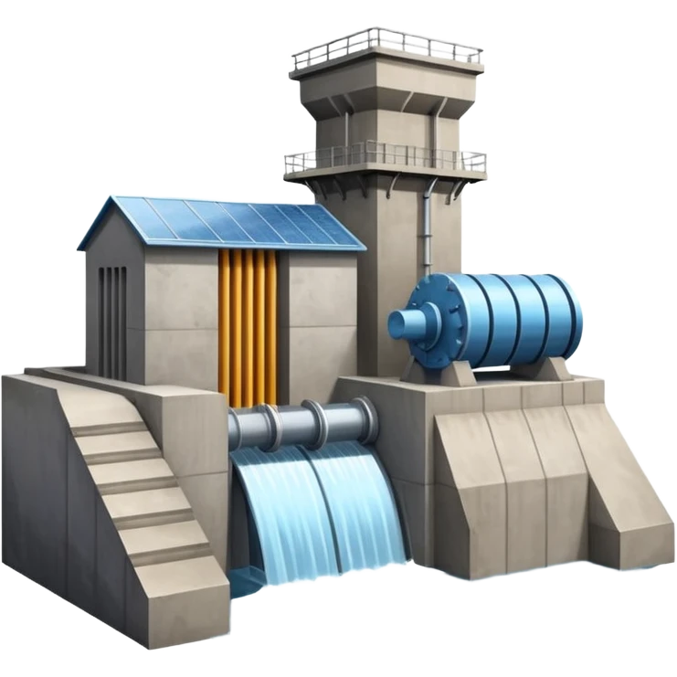 hydroelectric power plant emoji