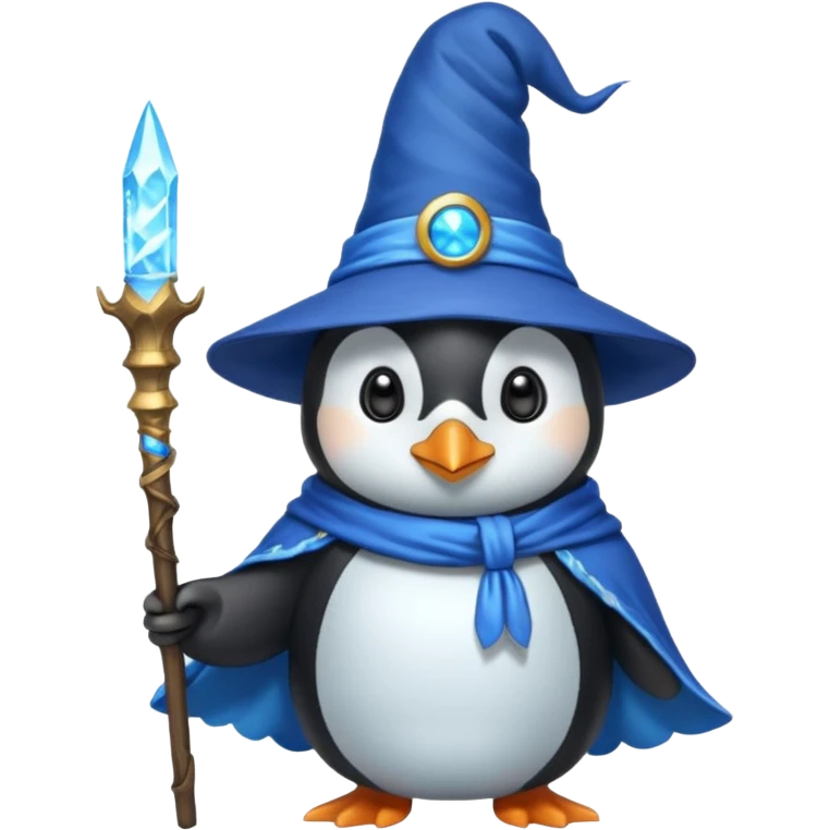 Penguin Wizard emoji