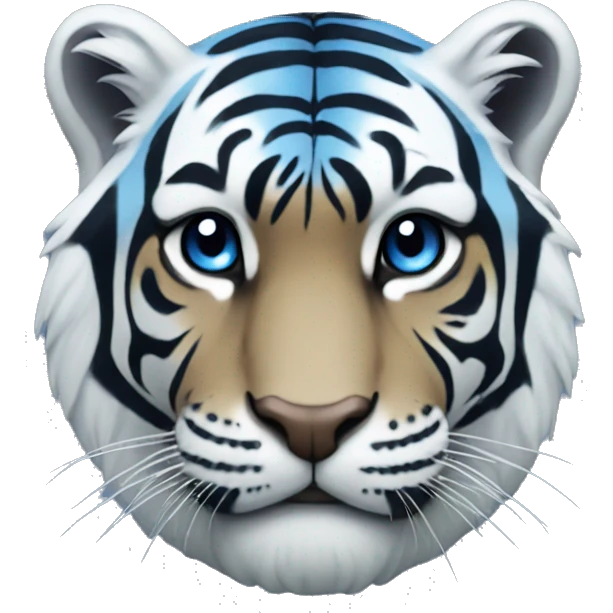 Blue tiger emoji