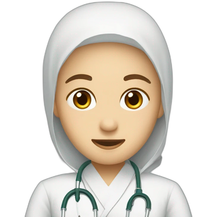 musulmane infirmière voile emoji