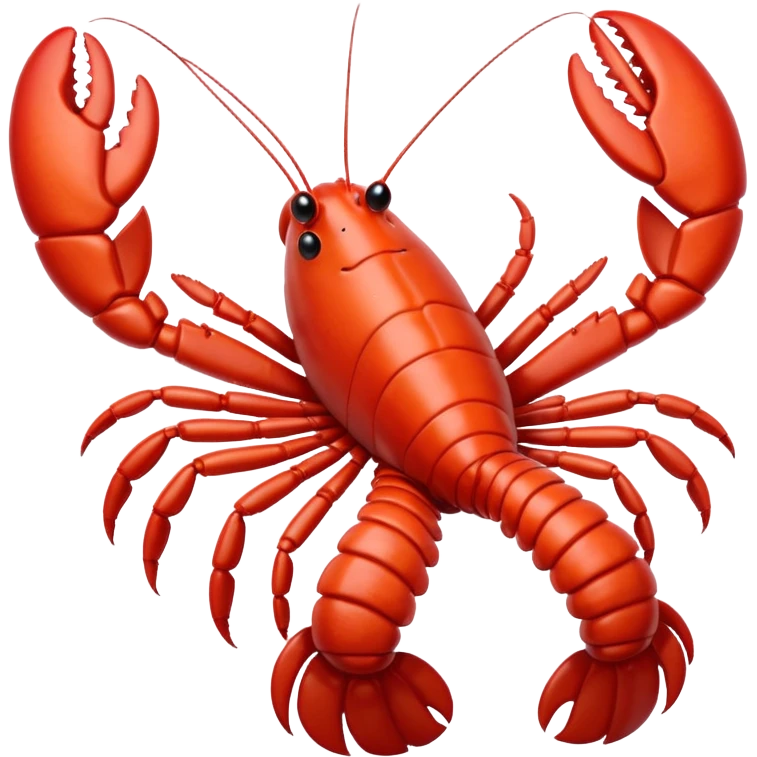 White white lobster  emoji