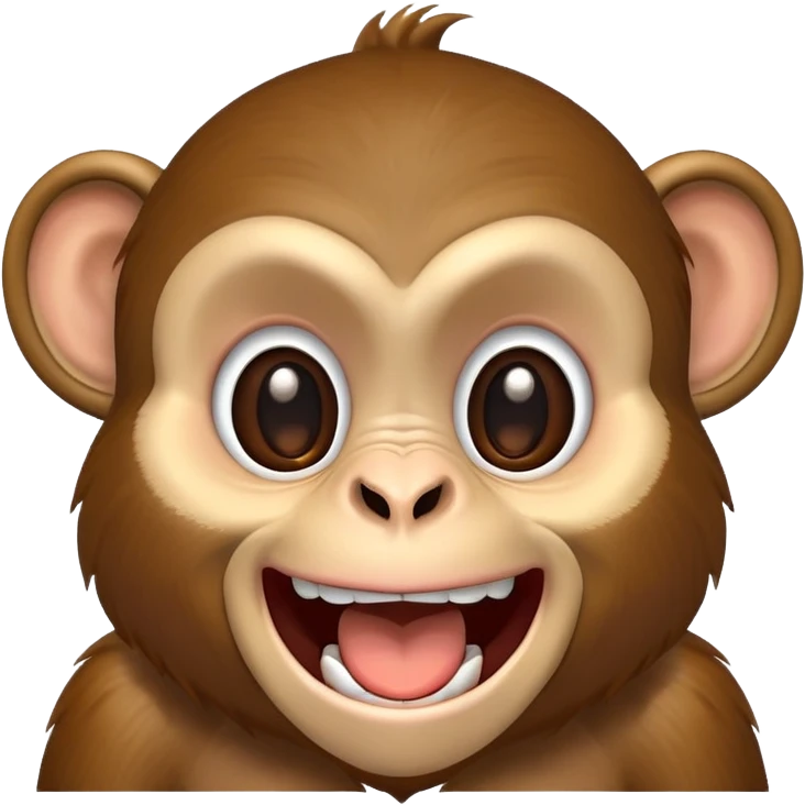 ￼ monkey, laughing face emoji