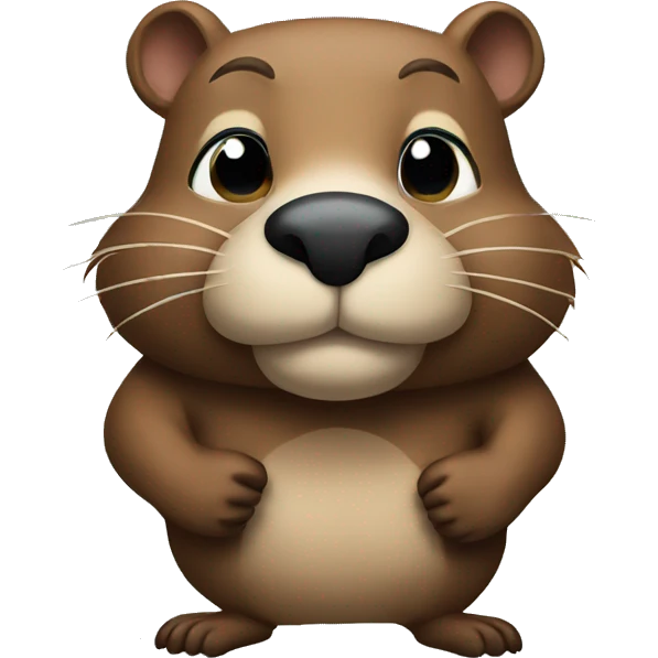 Beaver in city 17 emoji