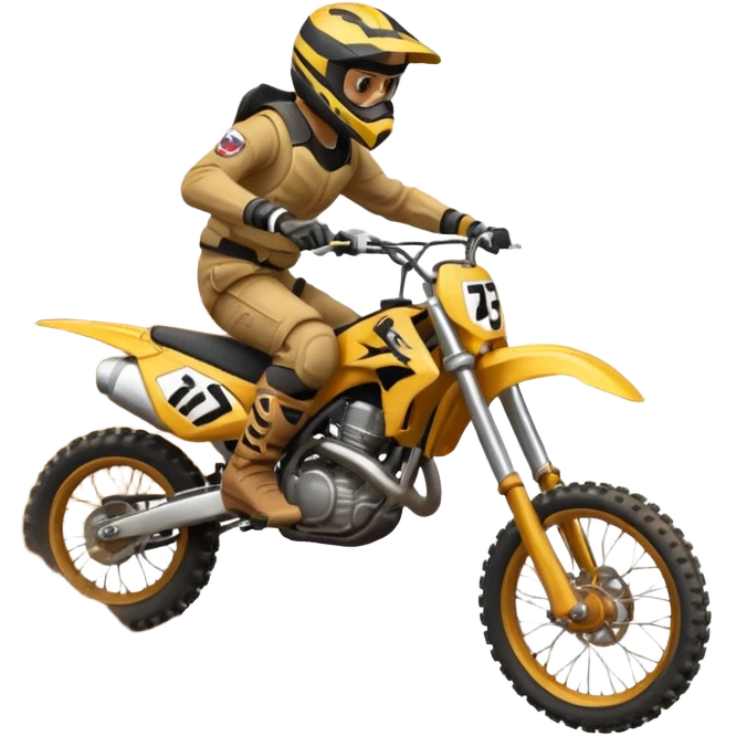 Moto cross emoji