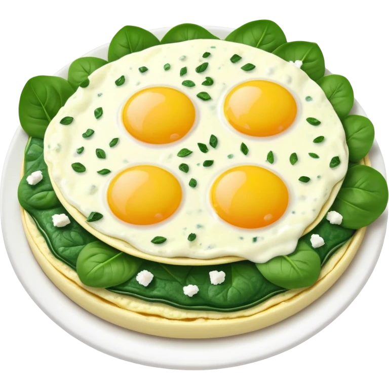 Spinach feta egg white  emoji