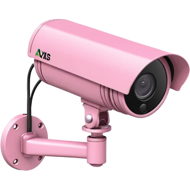 Security Camera pink Axis P1346-E emoji