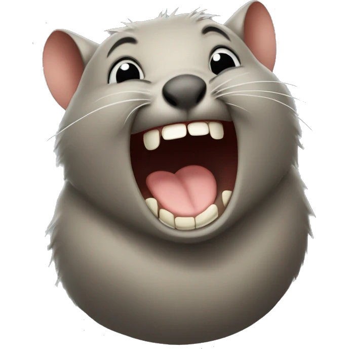 wombat laughing emoji