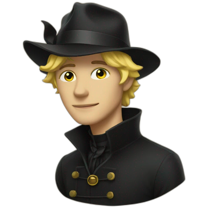 Chat noir emoji