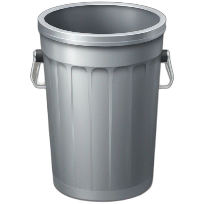Trash can emoji
