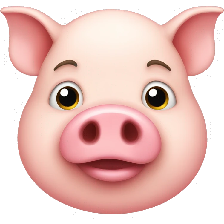 fat pig emoji