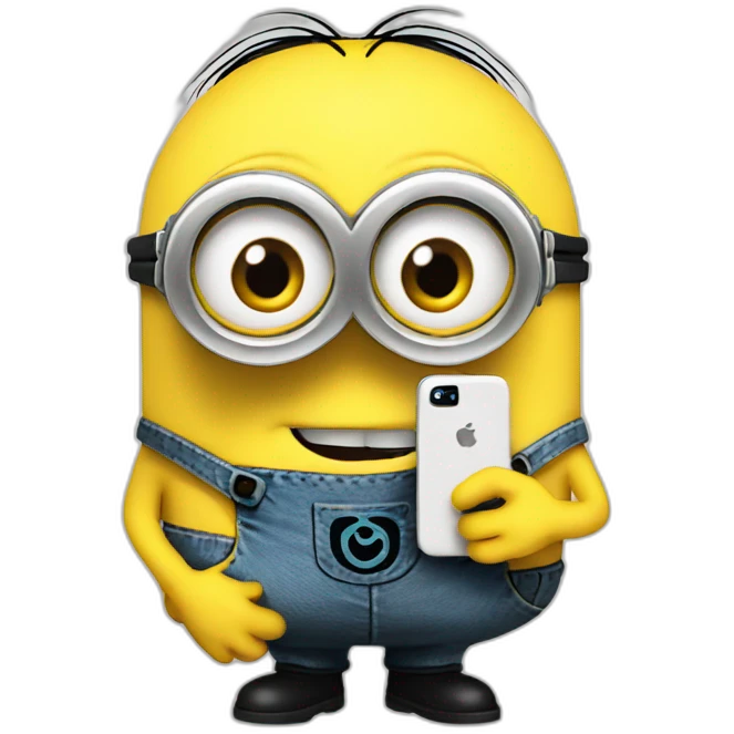 minions-with-phone emoji