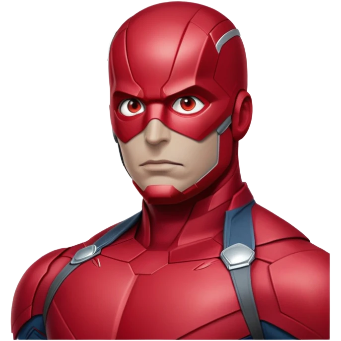 vision marvel body with red face from captain america: civil war emoji