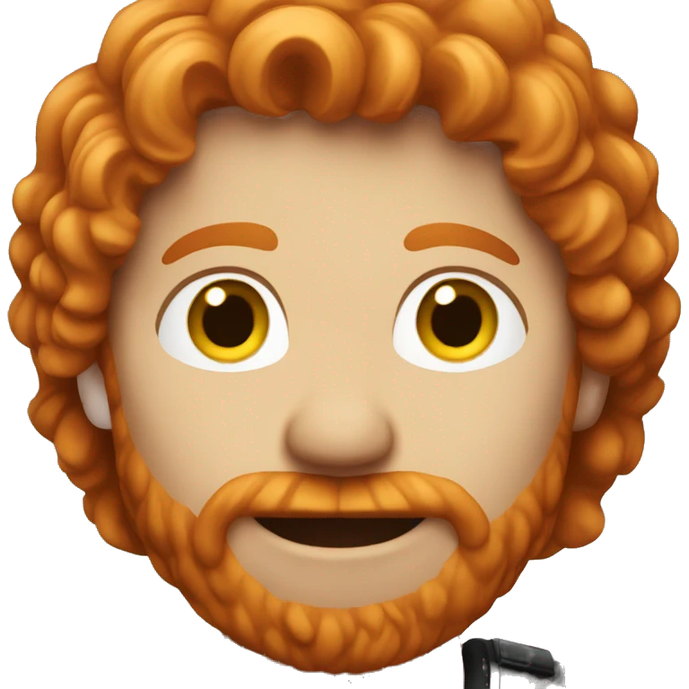 Ginger hair man emoji