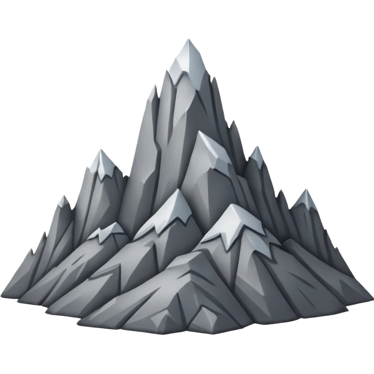 Rocky Mountain, grey emoji