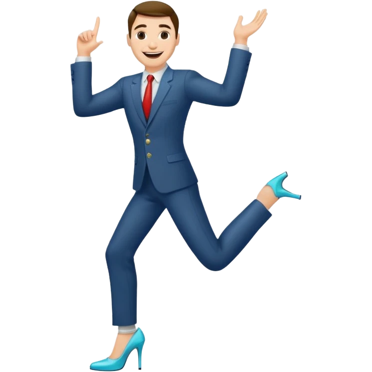 misterr with high heels emoji