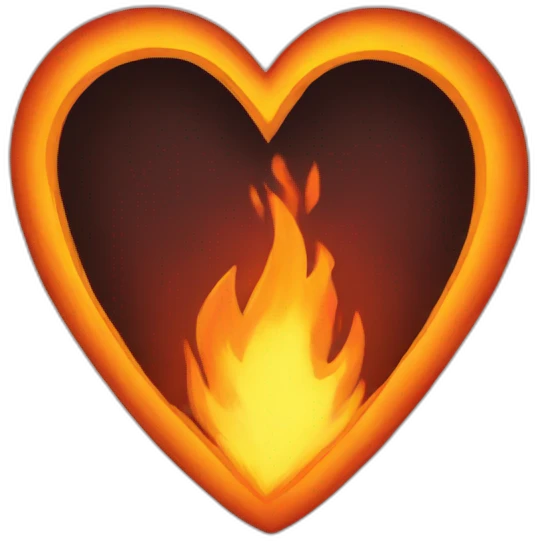 Fire heart  emoji