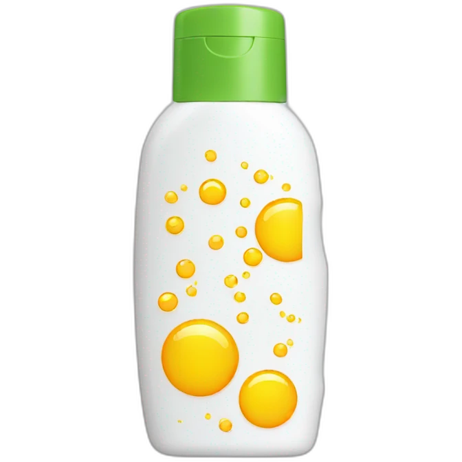 Sunscreen bottle emoji