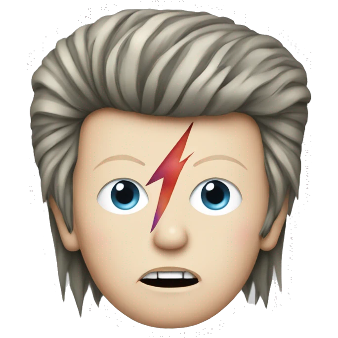 David bowie as Ziggy stardust emoji