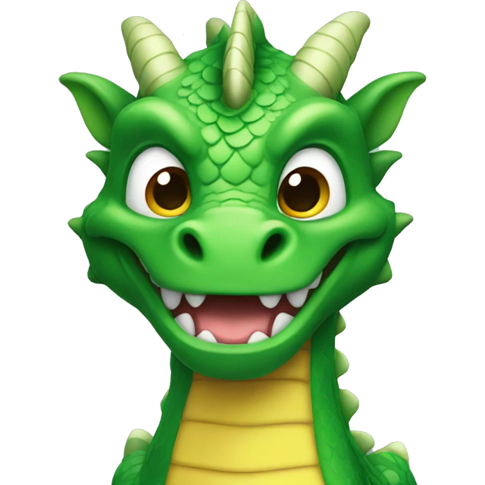 Green dragon emoji
