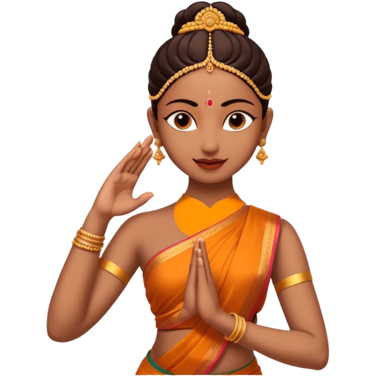 bharatnatyam mudra hands emoji