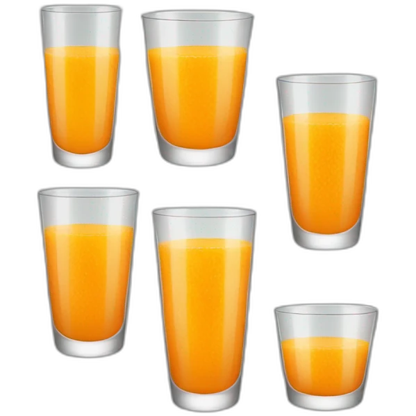 glass orange juice  emoji