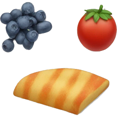 children's plate with food divisions emoji