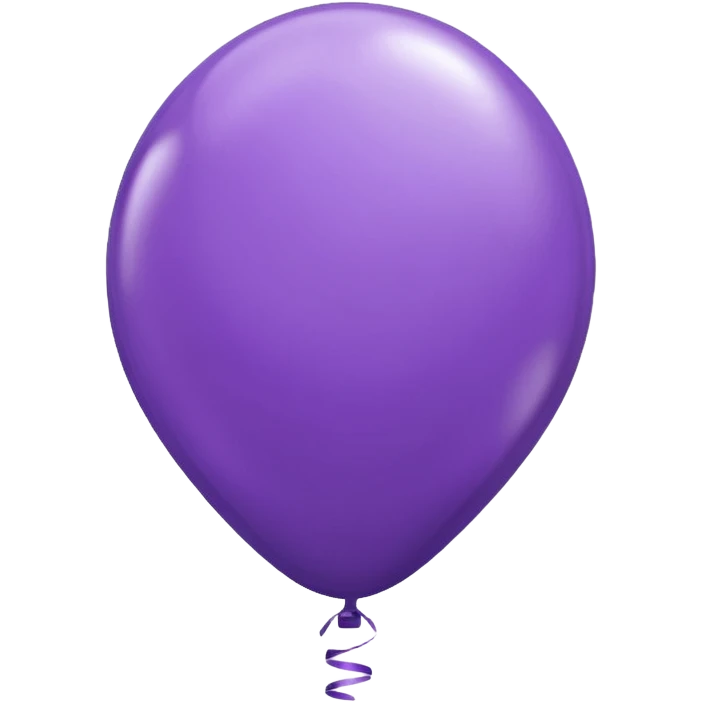 purple balloon  emoji