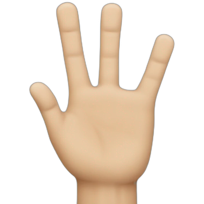 pique showing 5 on his fingers emoji