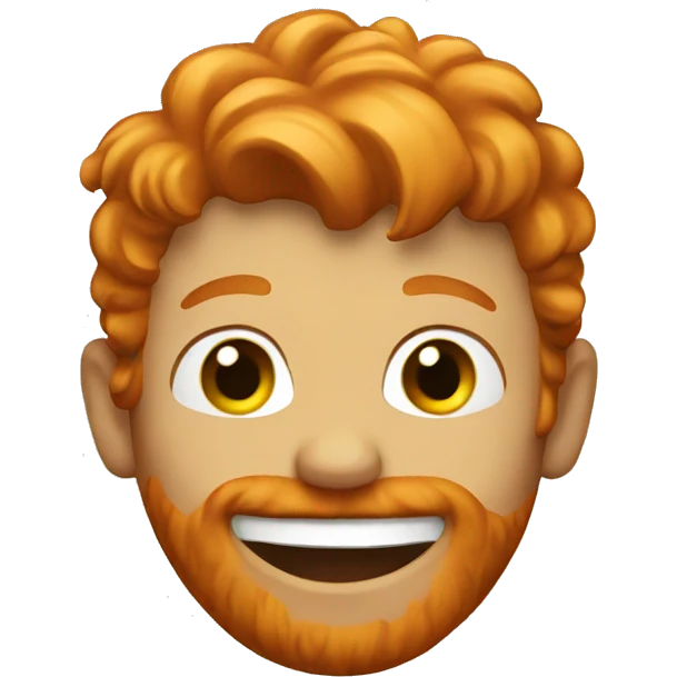 happy ginger  emoji