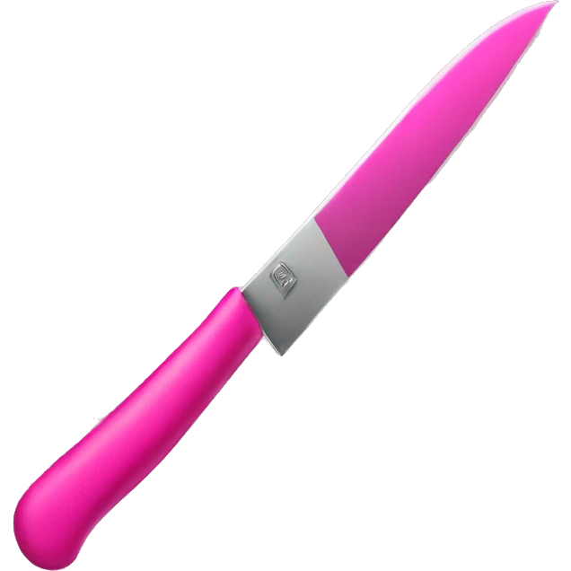 pink knife  emoji