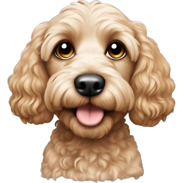 Cockapoo dog called Roxy  emoji